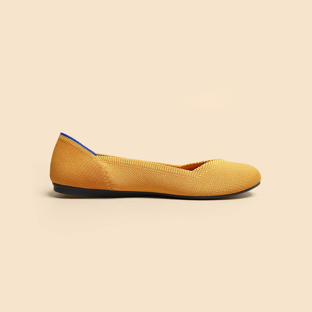 Rothy - Women - The Flat - Goldenrod Rothy New Launch shoe designs