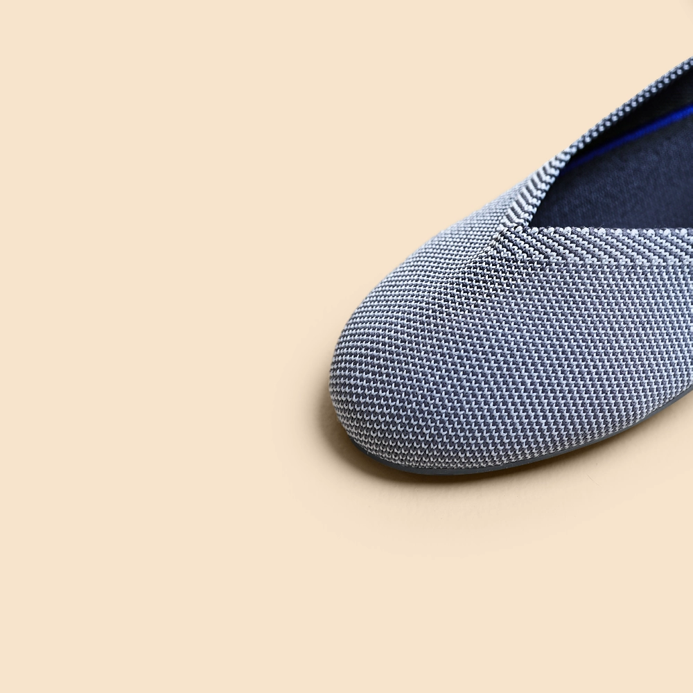 Rothy - Women - The Flat - Gray (Black Sole) Rothy New Launch shoe designs