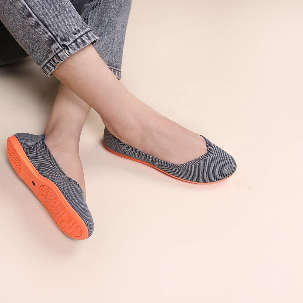 Rothy - Women - The Flat - Gray Rothy New Launch shoe designs