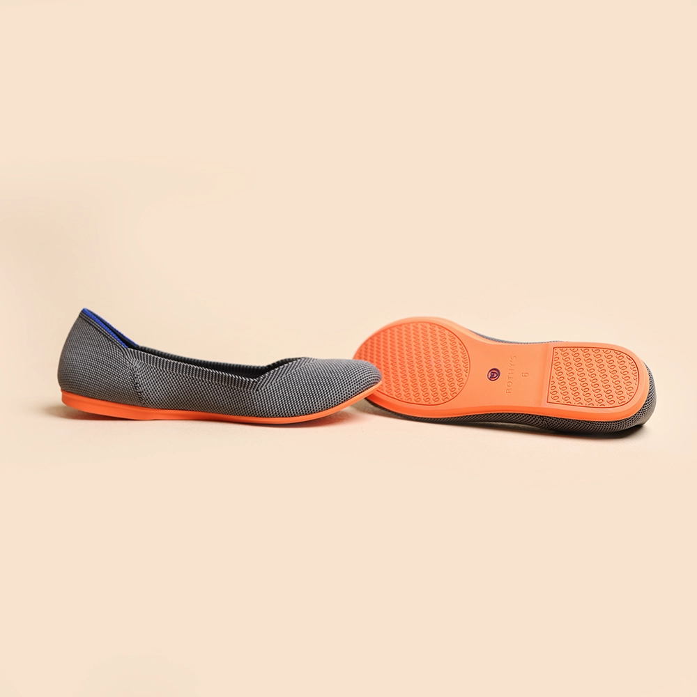 Rothy - Women - The Flat - Gray Rothy New Launch shoe designs