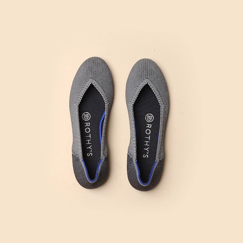 Rothy - Women - The Flat - Gray Rothy New Launch innovative shoe styles