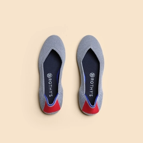 Rothy - Women - The Flat - Gray Rothy New Launch innovative shoe styles