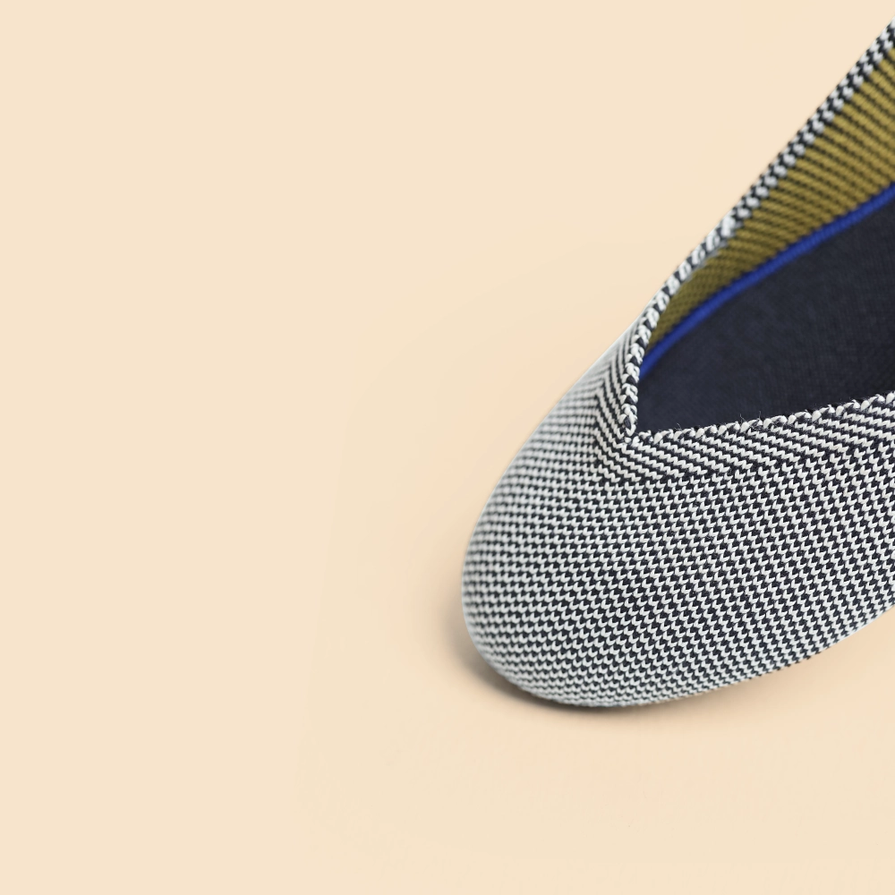 Rothy - Women - The Flat - Gray Yellow Tail (Black Sole) Rothy New Launch shoe designs
