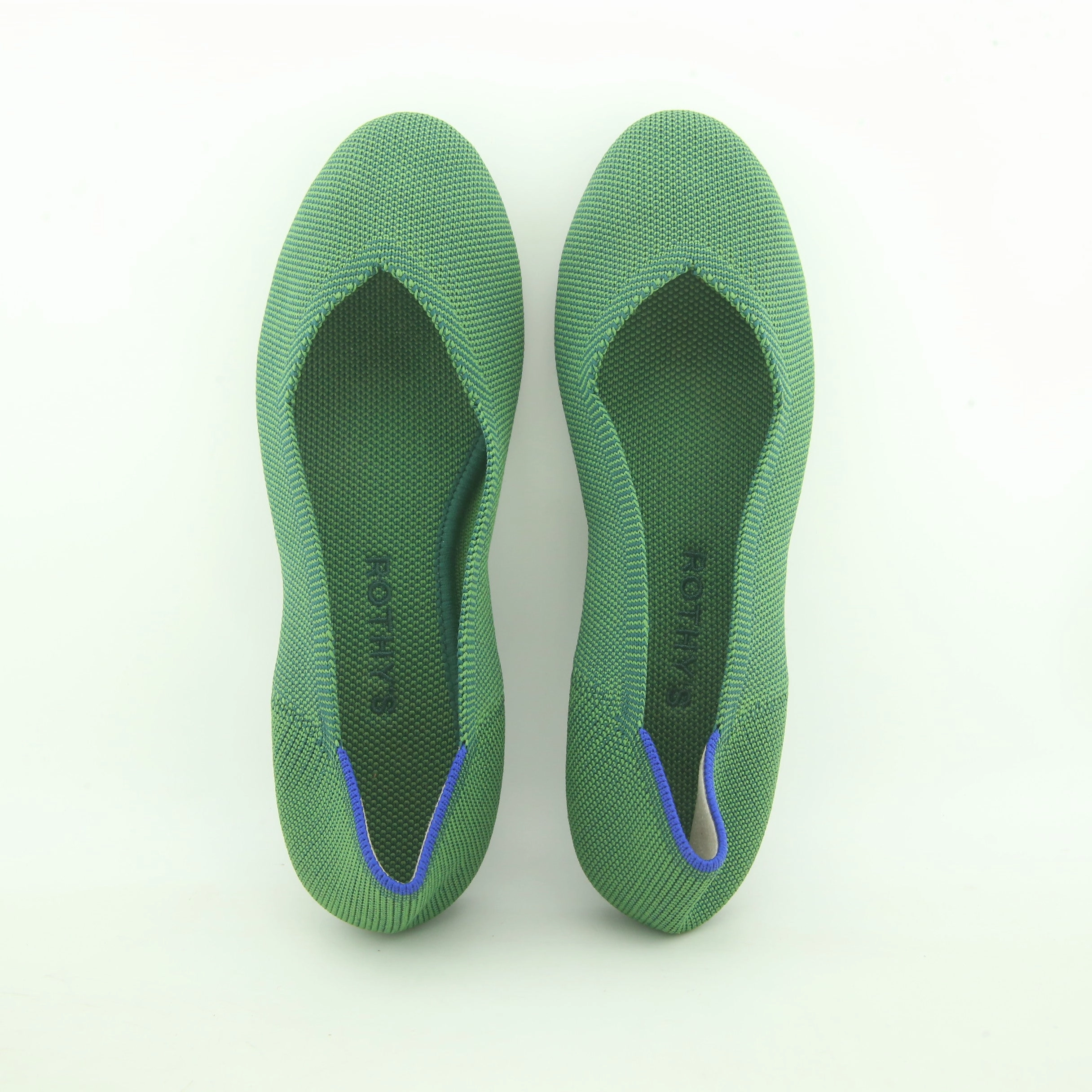 Rothy - Women - The Flat - Green Rothy New Launch shoe designs