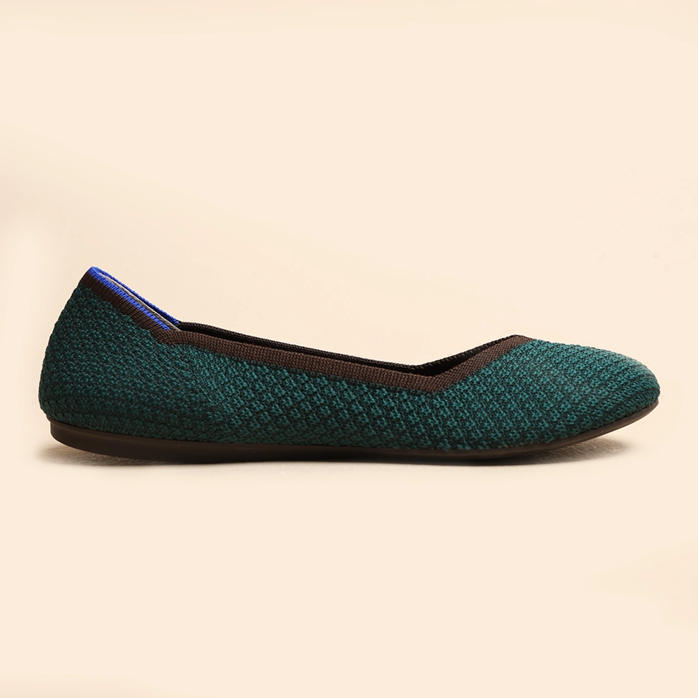 Rothy - Women - The Flat - Green Rothy New Launch shoe designs