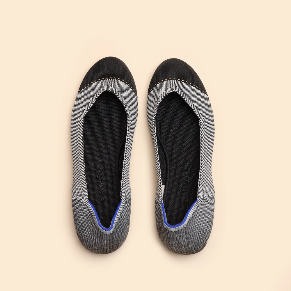 Rothy - Women - The Flat - Grey Mist Rothy New Launch innovative shoe styles