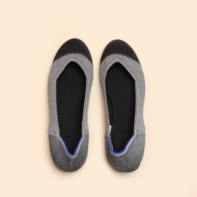 Rothy - Women - The Flat - Grey Mist Rothy New Launch innovative shoe styles