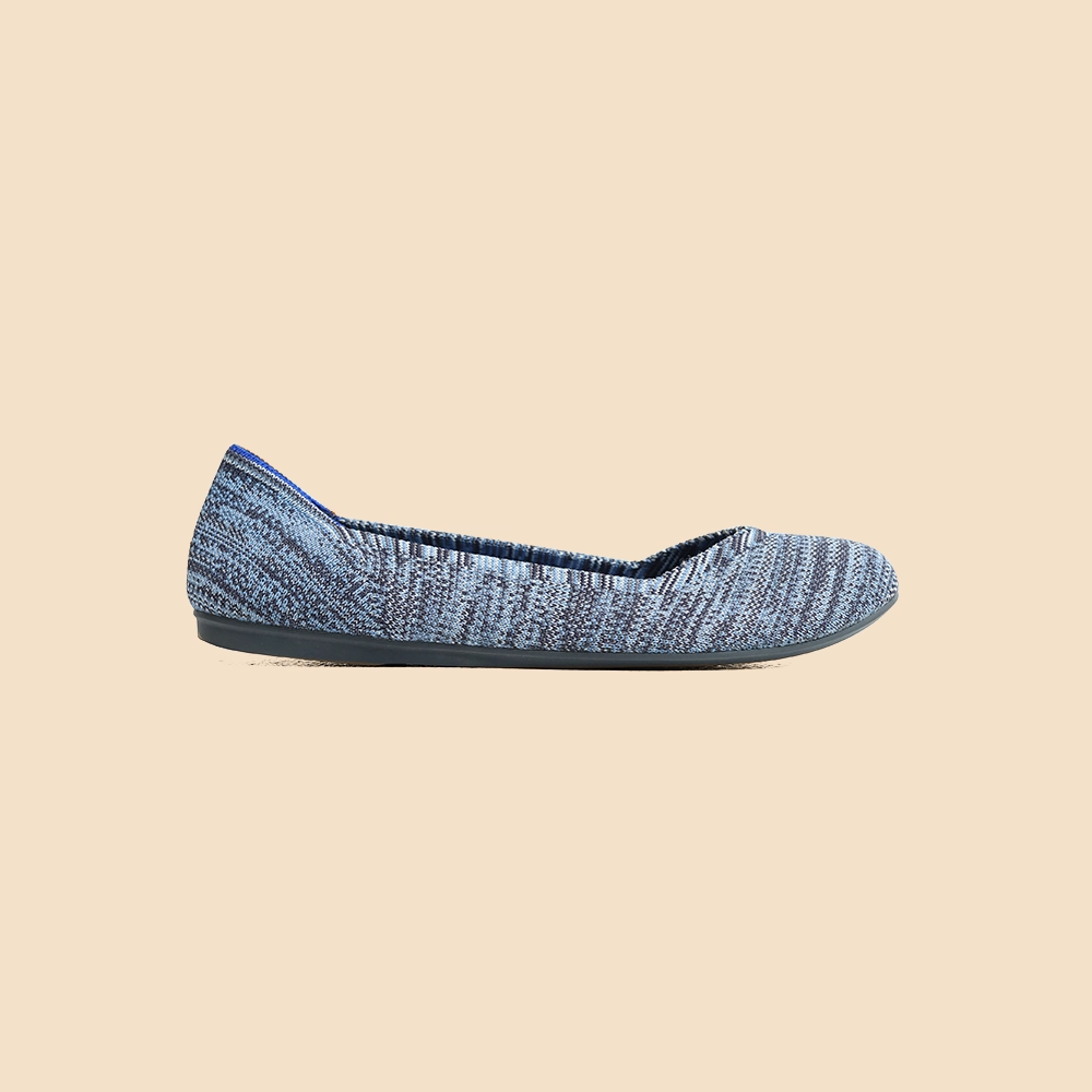 Rothy - Women - The Flat - Indigo Heather Rothy New Launch shoe designs