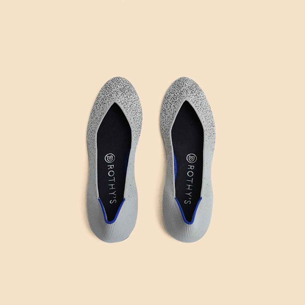 Rothy - Women - The Flat - Knite White Rothy New Launch innovative shoe styles