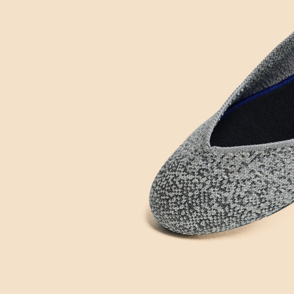 Rothy - Women - The Flat - Knite White Rothy New Launch shoe designs