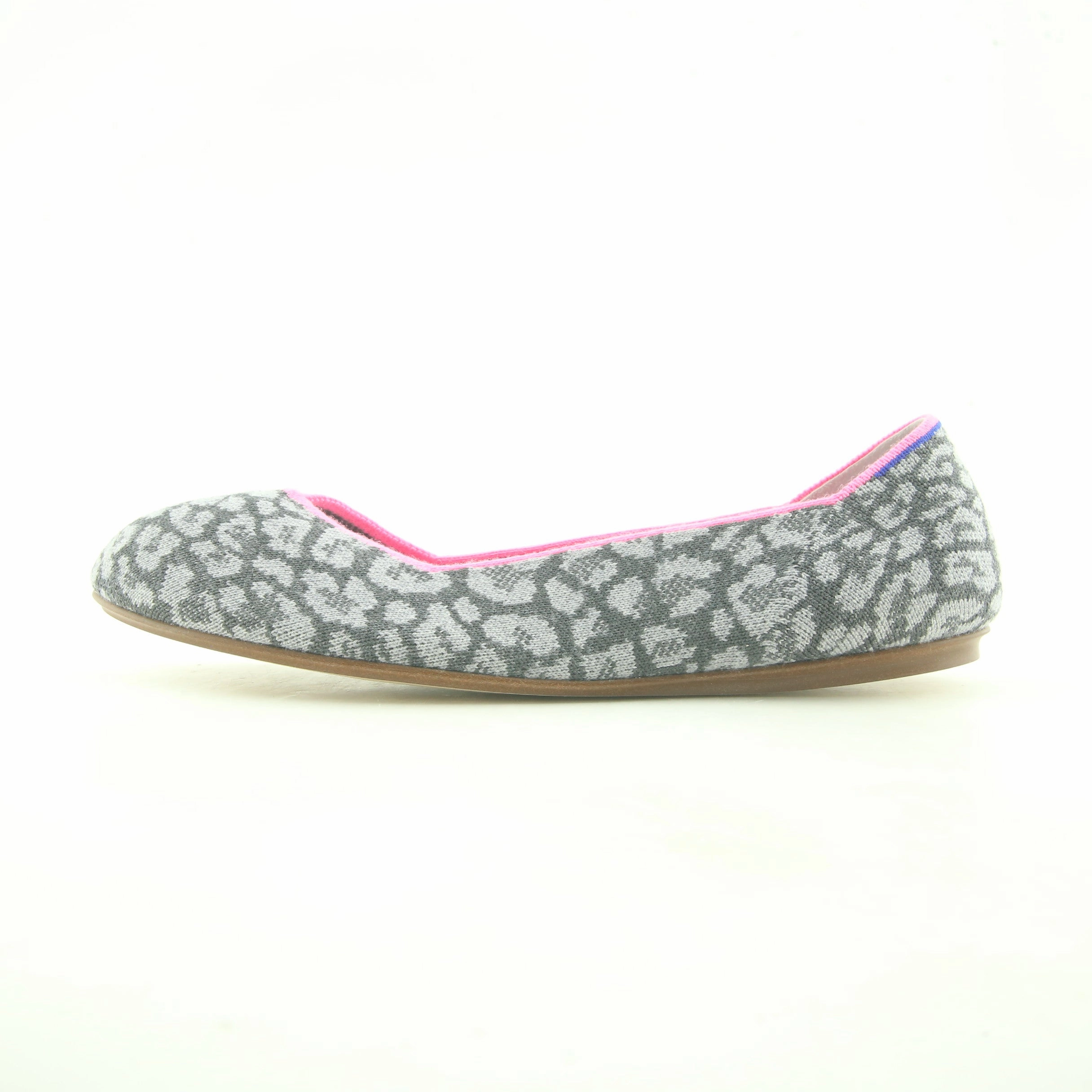Rothy - Women - The Flat - Leopard Print Gray Rothy New Launch innovative shoe styles
