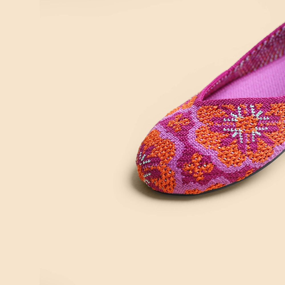 Rothy - Women - The Flat - Lotus Burst Rothy New Launch shoe designs