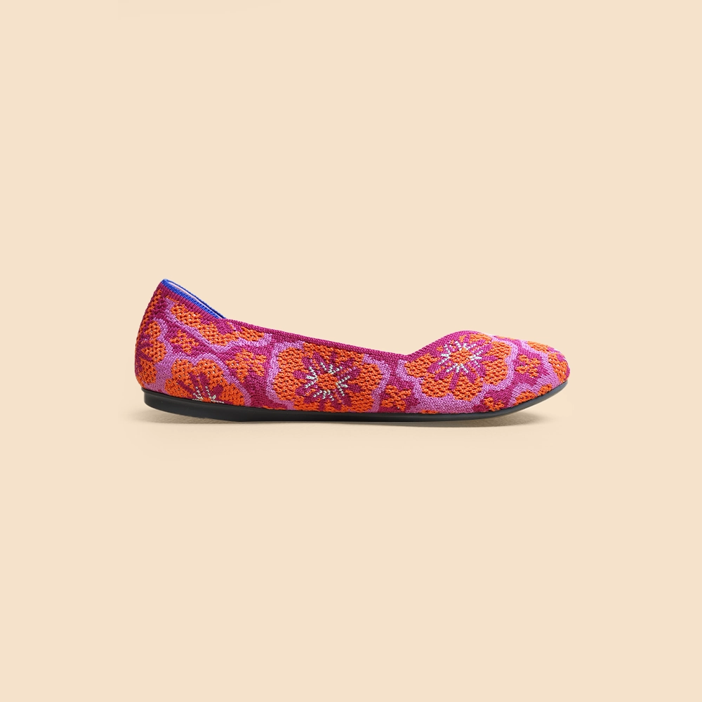 Rothy - Women - The Flat - Lotus Burst Rothy New Launch shoe designs