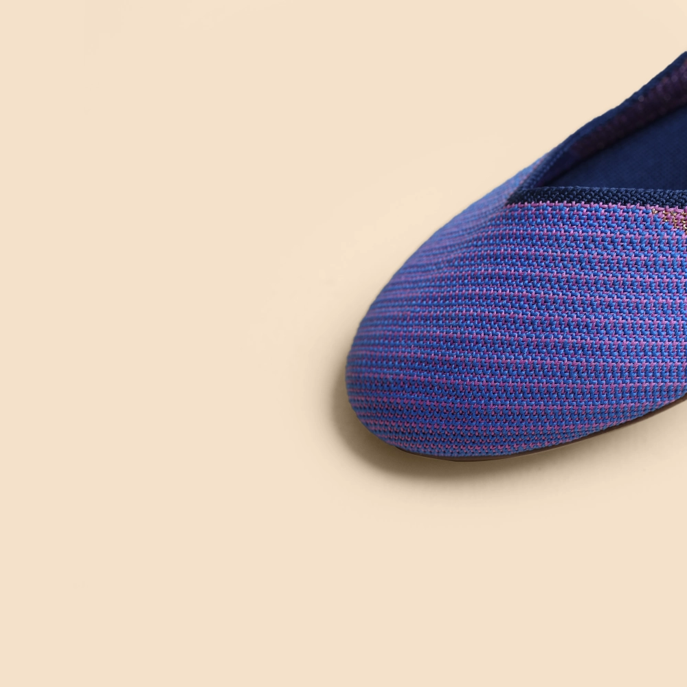 Rothy - Women - The Flat - Metallic Lilac Rothy New Launch shoe designs