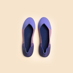 Rothy - Women - The Flat - Metallic Lilac Rothy New Launch innovative shoe styles