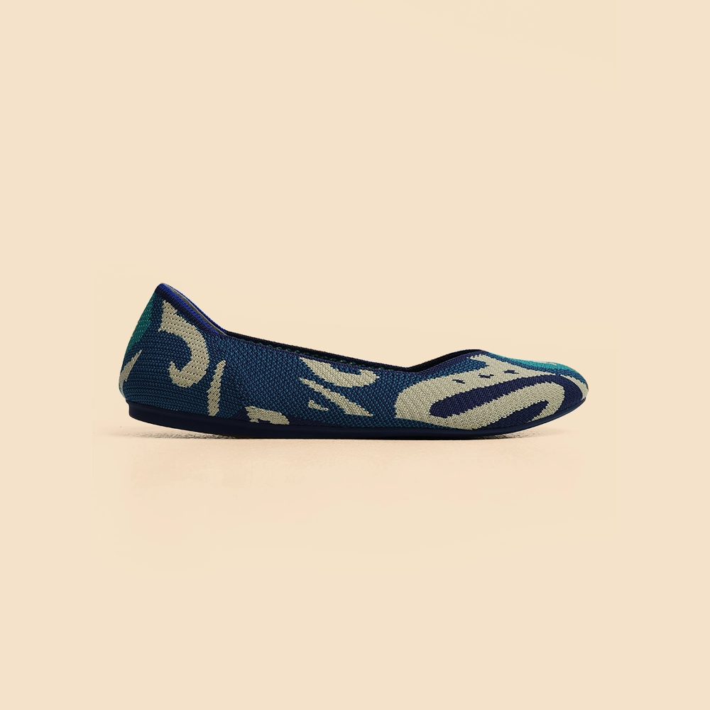 Rothy - Women - The Flat - Moroccan Blue Rothy New Launch shoe designs