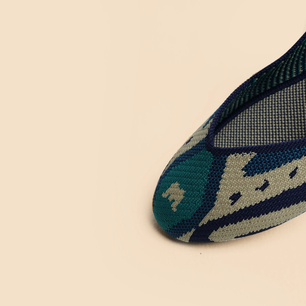 Rothy - Women - The Flat - Moroccan Blue Rothy New Launch shoe designs