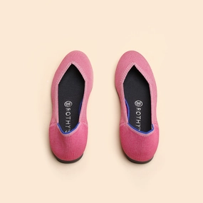 Rothy - Women - The Flat - Pink Rothy New Launch innovative shoe styles