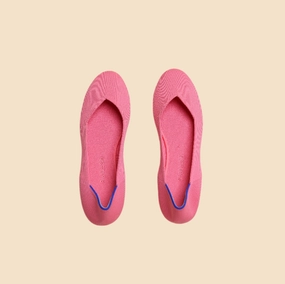 Rothy - Women - The Flat - Pink Rothy New Launch innovative shoe styles