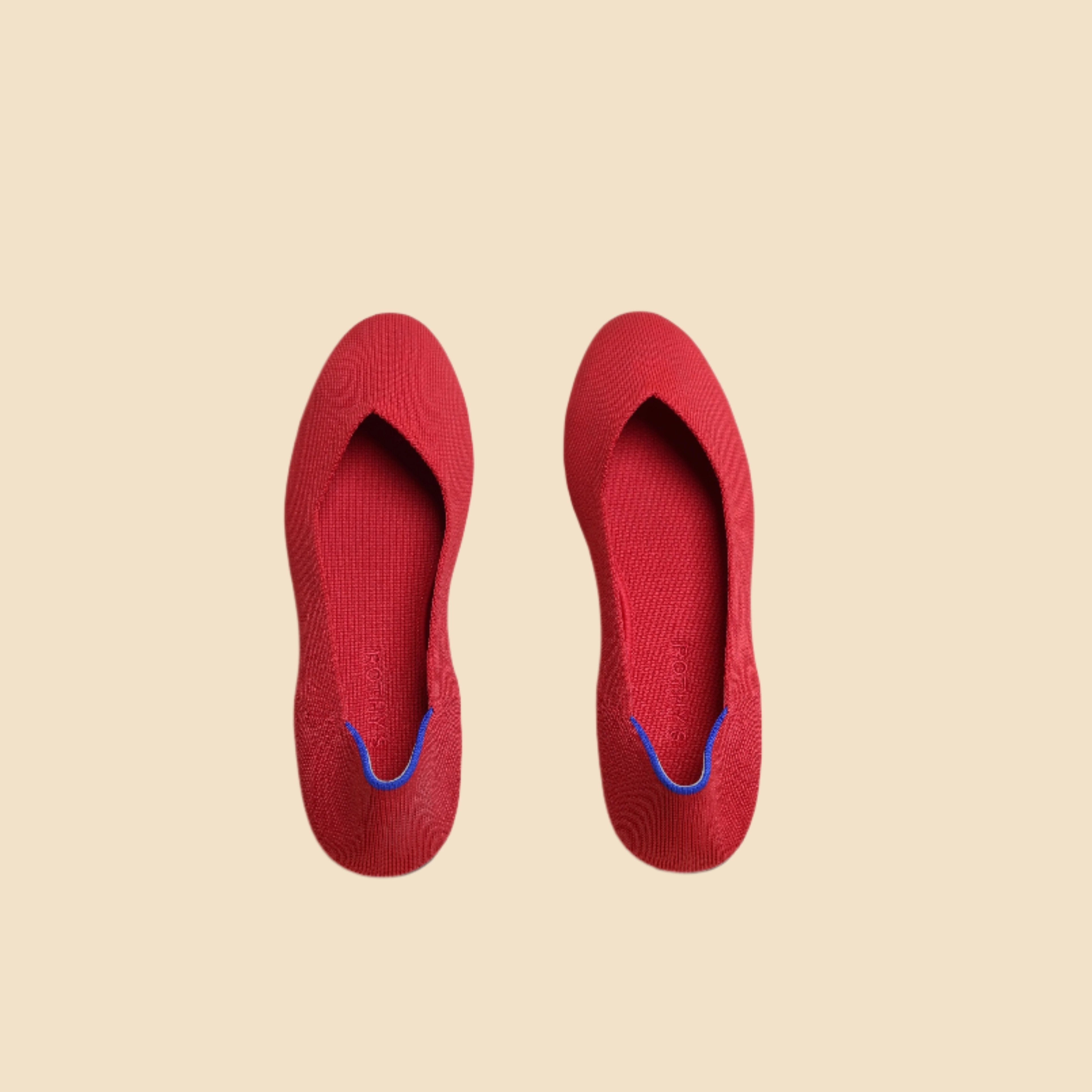 Rothy - Women - The Flat - Red Rothy New Launch innovative shoe styles
