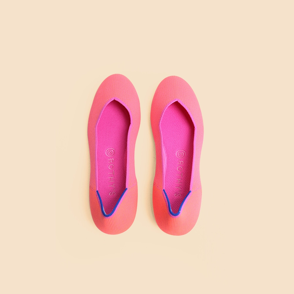Rothy - Women - The Flat - Topical Pink Rothy New Launch innovative shoe styles