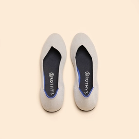 Rothy - Women - The Flat- Beige Rothy New Launch innovative shoe styles