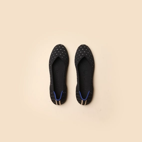 Rothy - Women - The Flat- Black Rothy New Launch innovative shoe styles