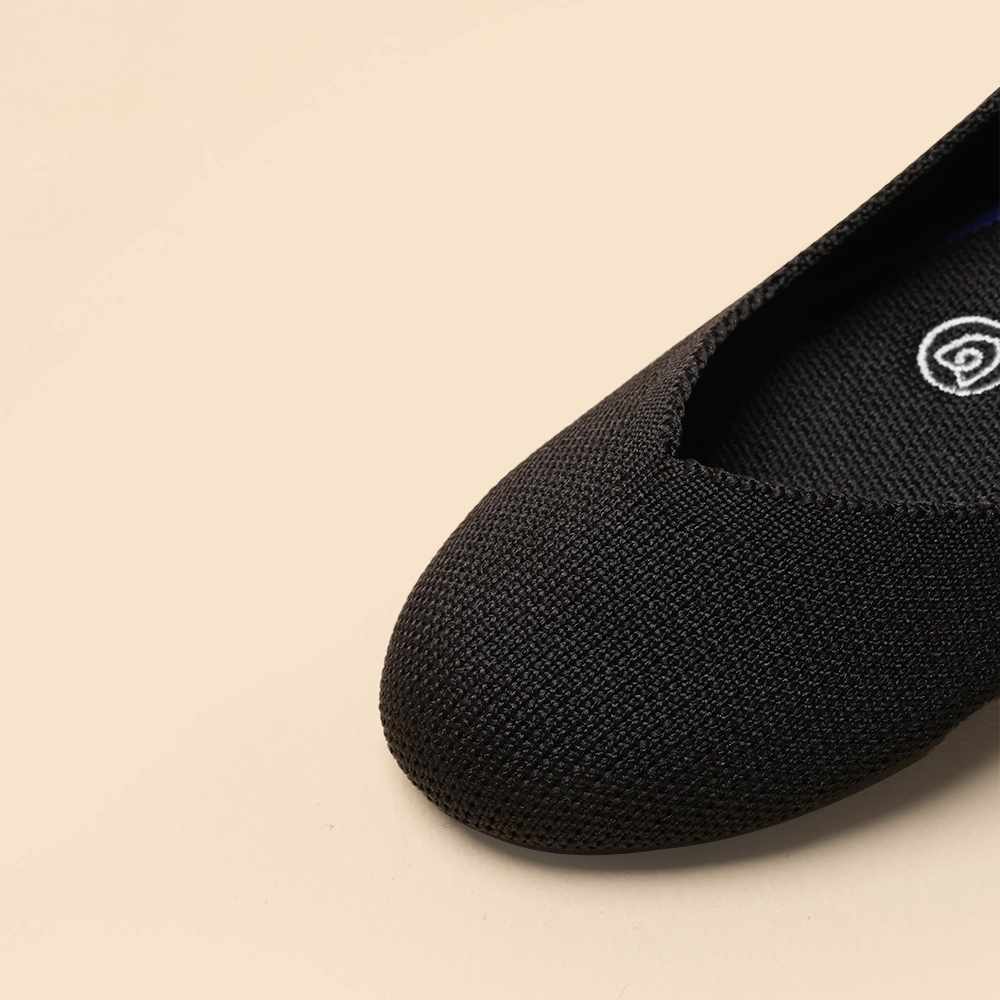 Rothy - Women - The Flat- Black Solid Rothy New Launch shoe designs
