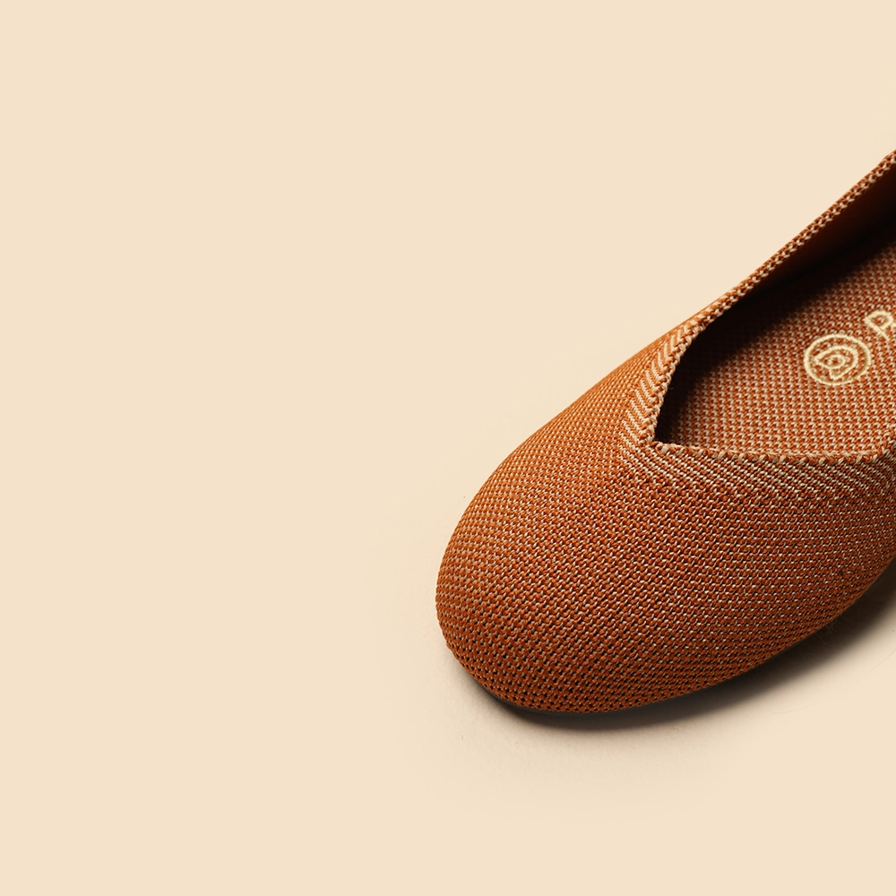 Rothy - Women - The Flat- Fawn (Black Sole) Rothy New Launch shoe designs