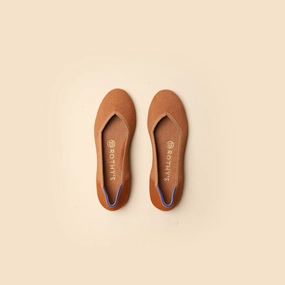 Rothy - Women - The Flat- Fawn (Black Sole) Rothy New Launch innovative shoe styles