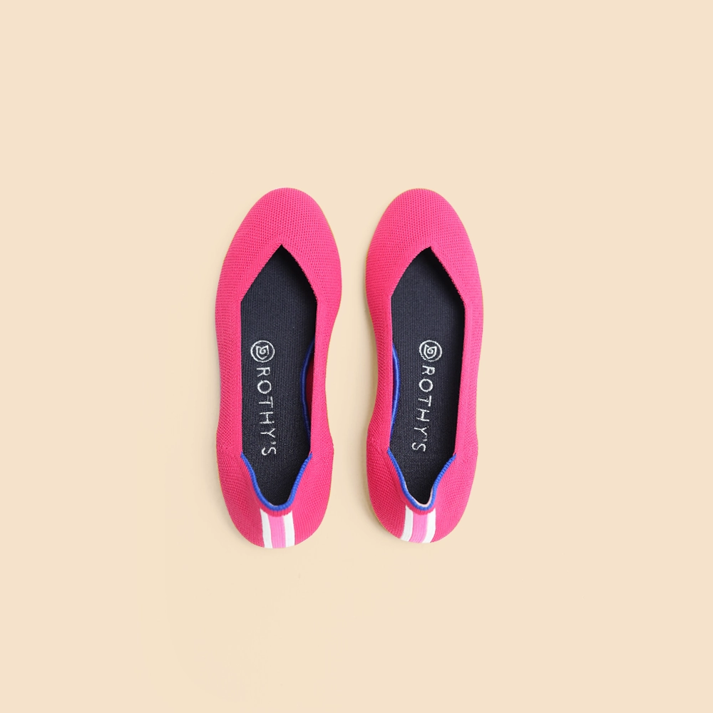 Rothy - Women - The Flat -Hot Pink Marina Rothy New Launch innovative shoe styles