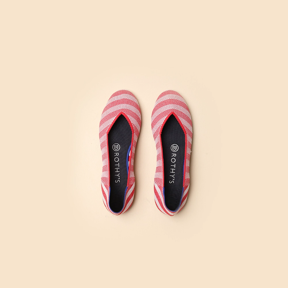 Rothy - Women - The Flat- Pink Rothy New Launch innovative shoe styles