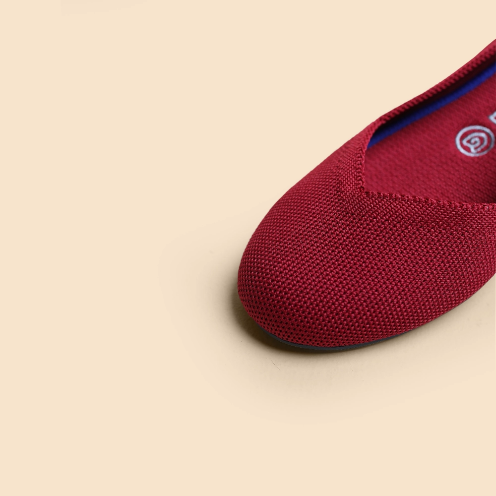 Rothy - Women - The Flat- Red Rothy New Launch shoe designs