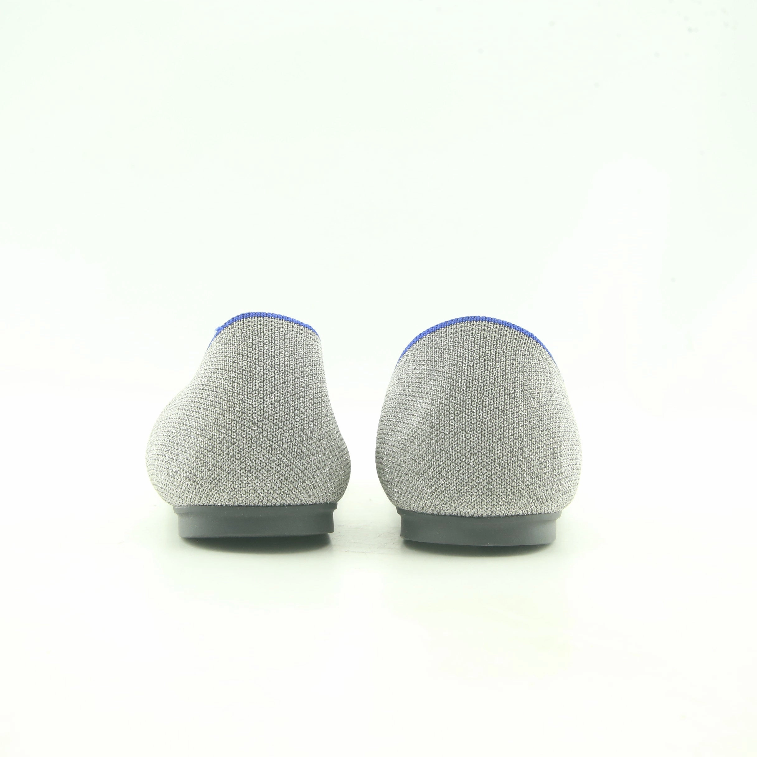Rothy - Women - The Flat- Shiny silver Rothy New Launch shoe designs