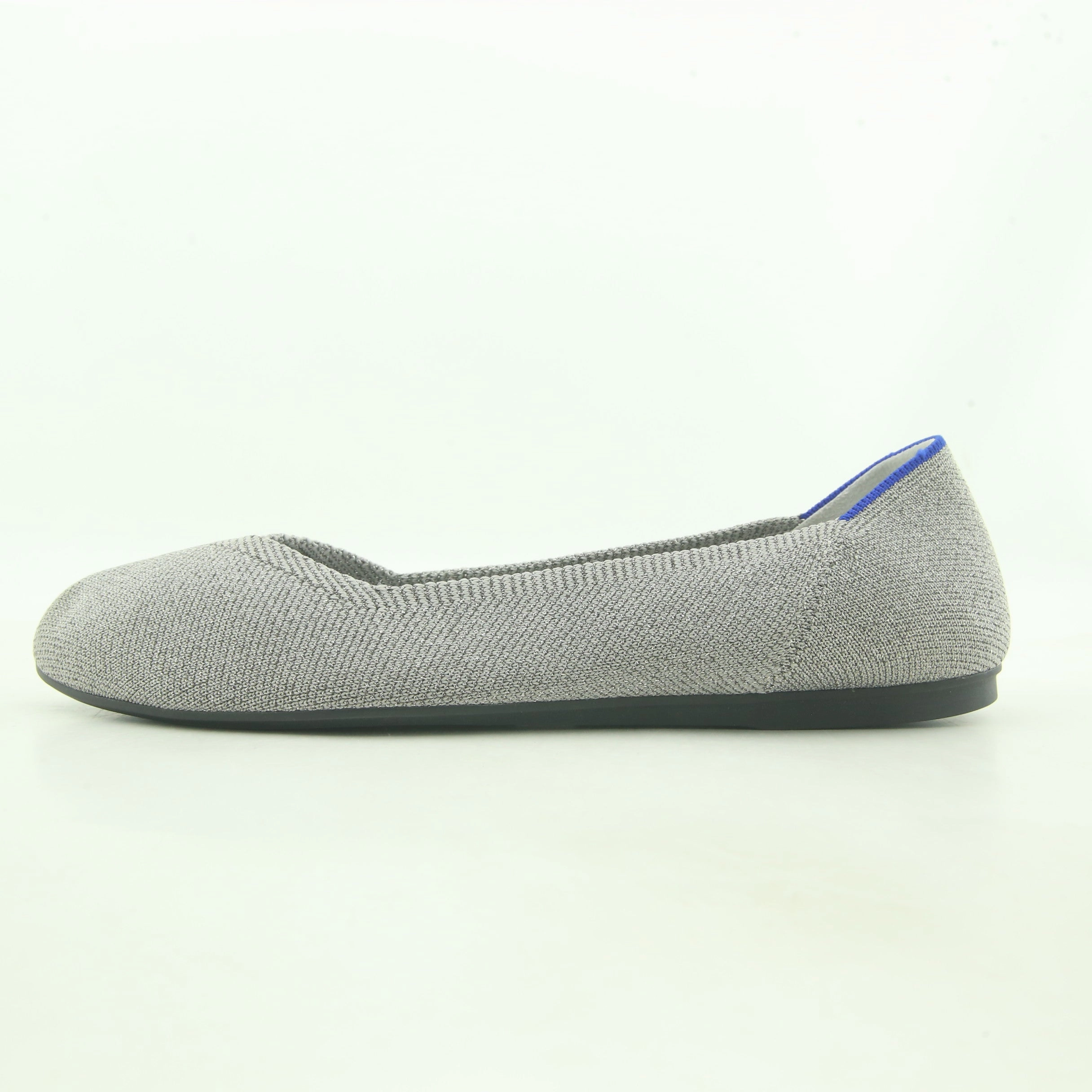 Rothy - Women - The Flat- Shiny silver Rothy New Launch innovative shoe styles