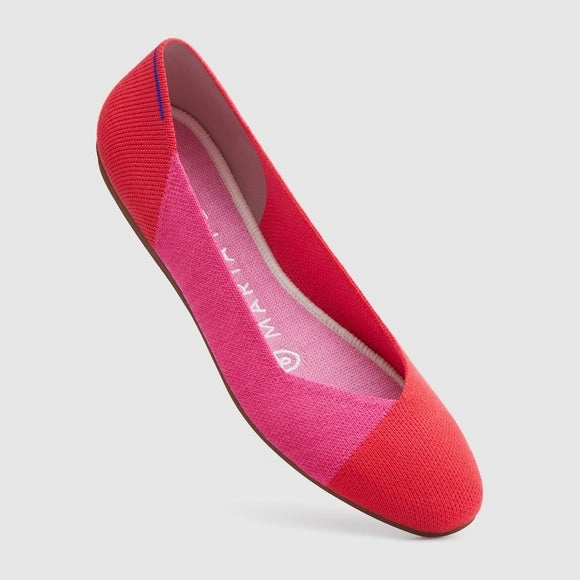 Rothy - Women - The Flat Square - Flame Azalea Rothy New Launch shoe designs