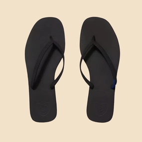 Rothy - Women - The Flip Flop - Black Rothy New Launch innovative shoe styles