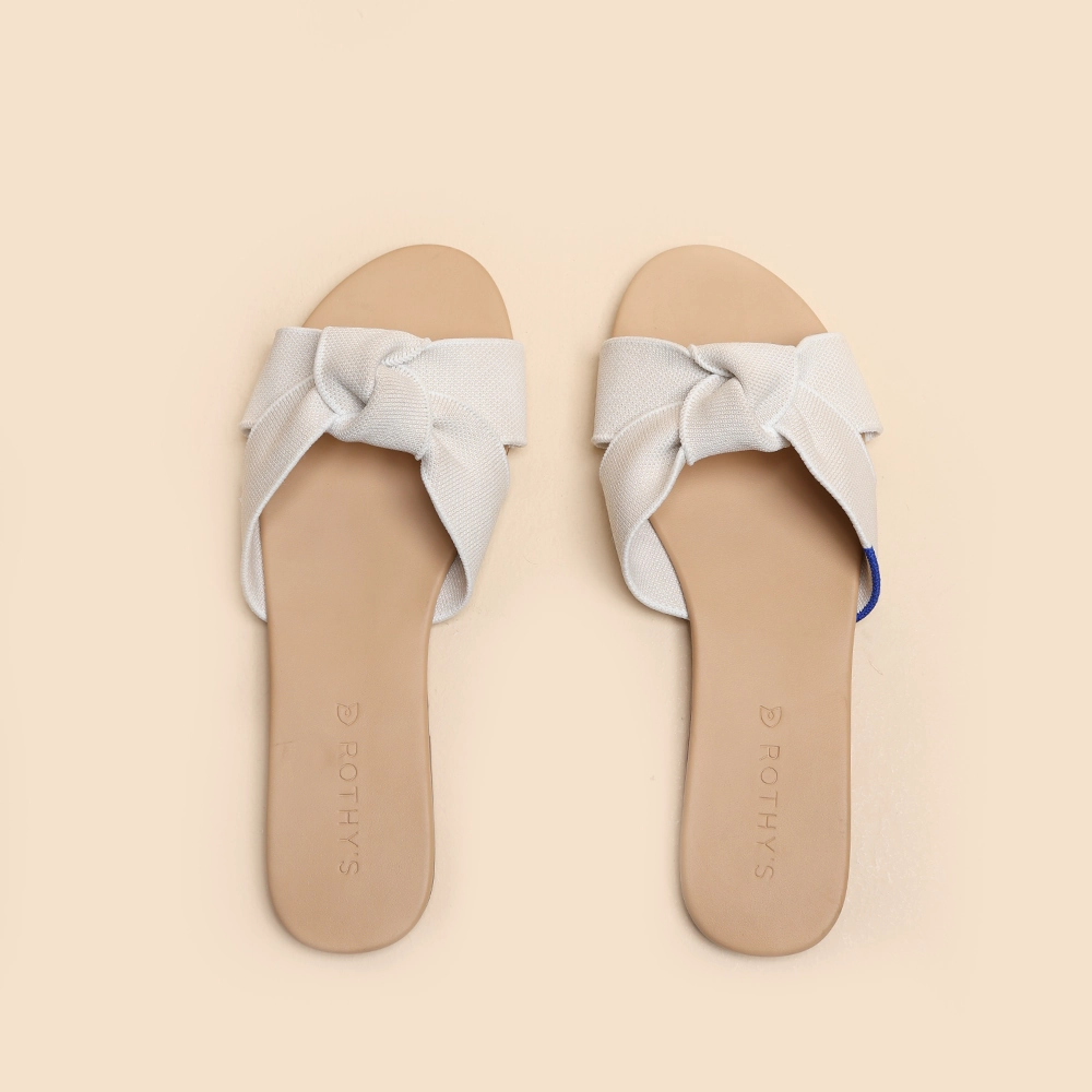 Rothy - Women - The Knot Sandals-  White Rothy New Launch innovative shoe styles