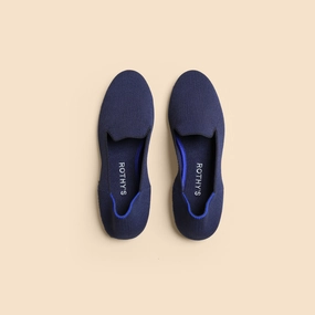 Rothy - Women - The Loafer - Blue Rothy New Launch innovative shoe styles