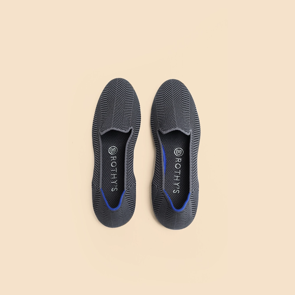 Rothy - Women - The Loafer - Flannel Herringbone Rothy New Launch innovative shoe styles
