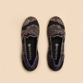 Rothy - Women - The Loafer - Golden Shimmer Rothy New Launch innovative shoe styles