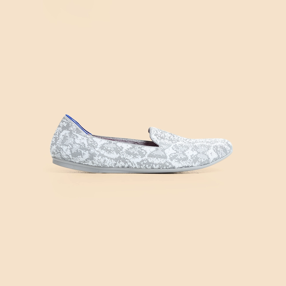 Rothy - Women - The Loafer - Ivory Grey Snake Rothy New Launch shoe designs