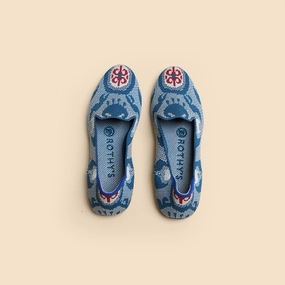 Rothy - Women - The Loafer - Moroccan Teal (Blue Sole) Rothy New Launch innovative shoe styles