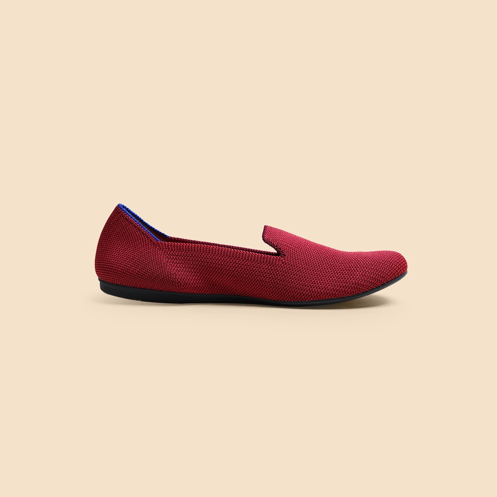 Rothy - Women - The Loafer - Red Rothy New Launch shoe designs