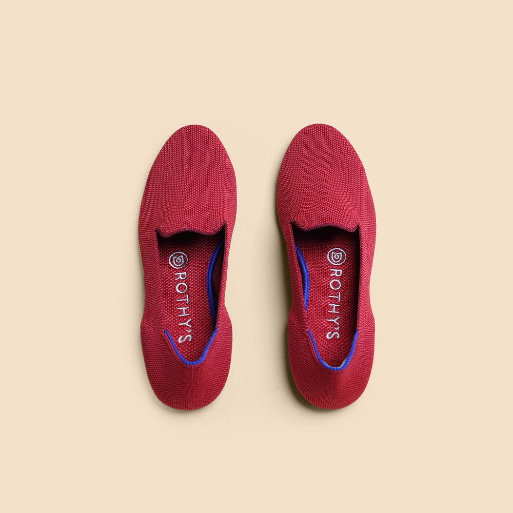 Rothy - Women - The Loafer - Red Rothy New Launch innovative shoe styles