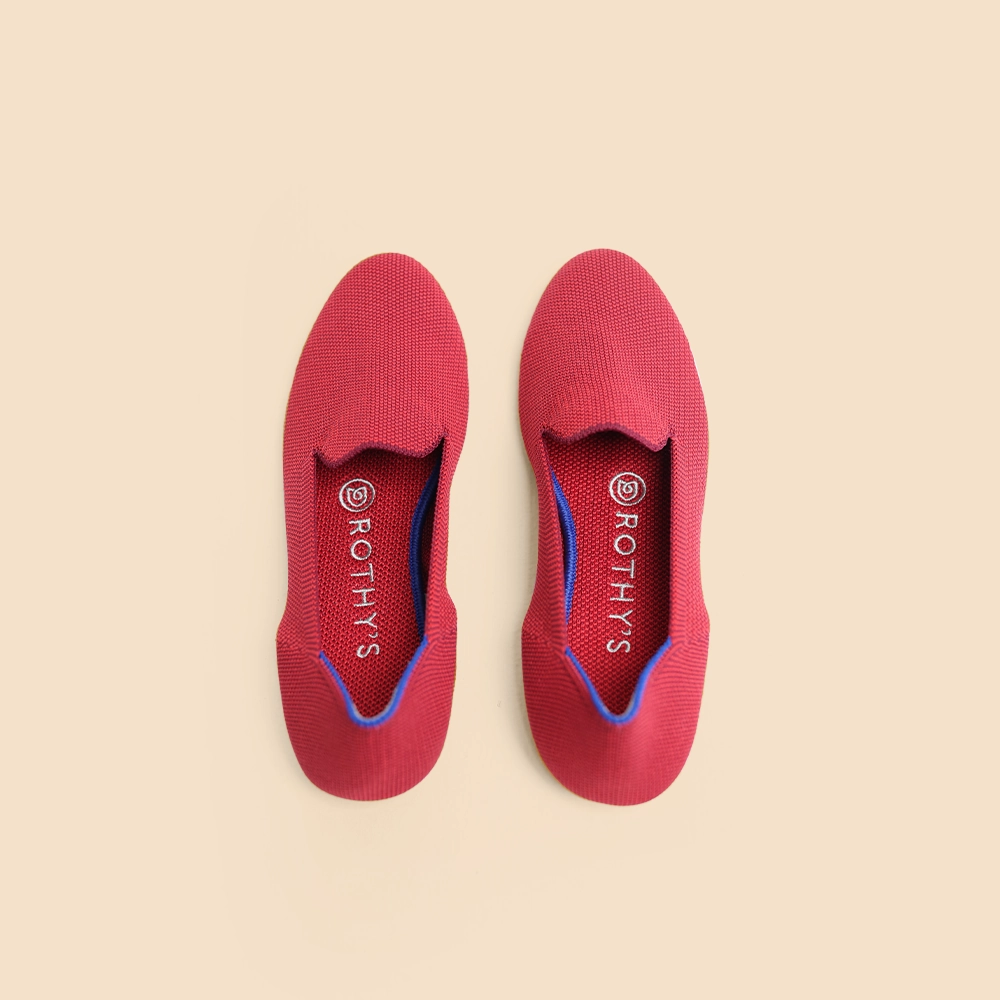 Rothy - Women - The Loafer - Red Rothy New Launch innovative shoe styles