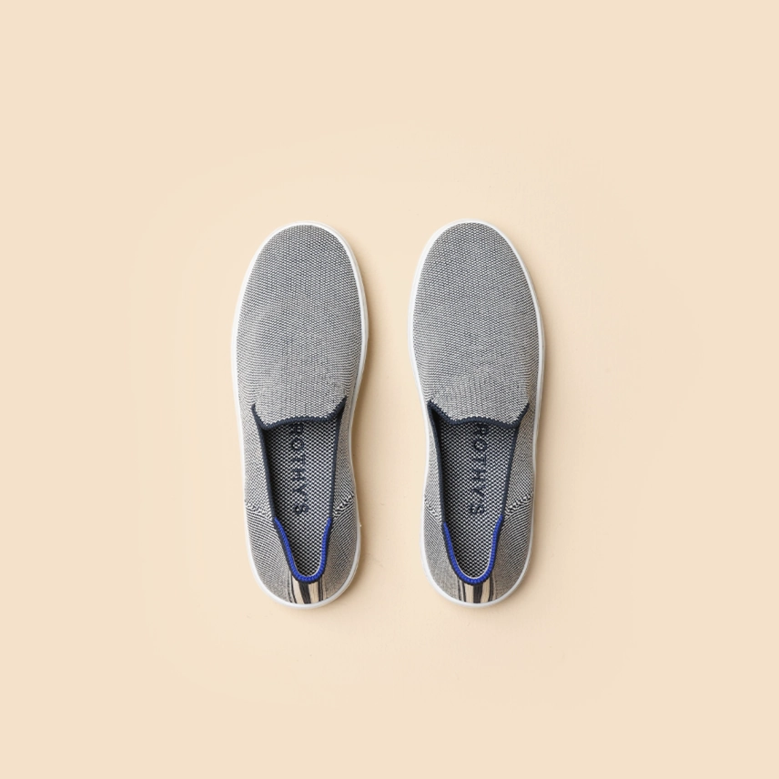 Rothy - Women - The Original Slip On Sneaker - Blue Rothy New Launch innovative shoe styles