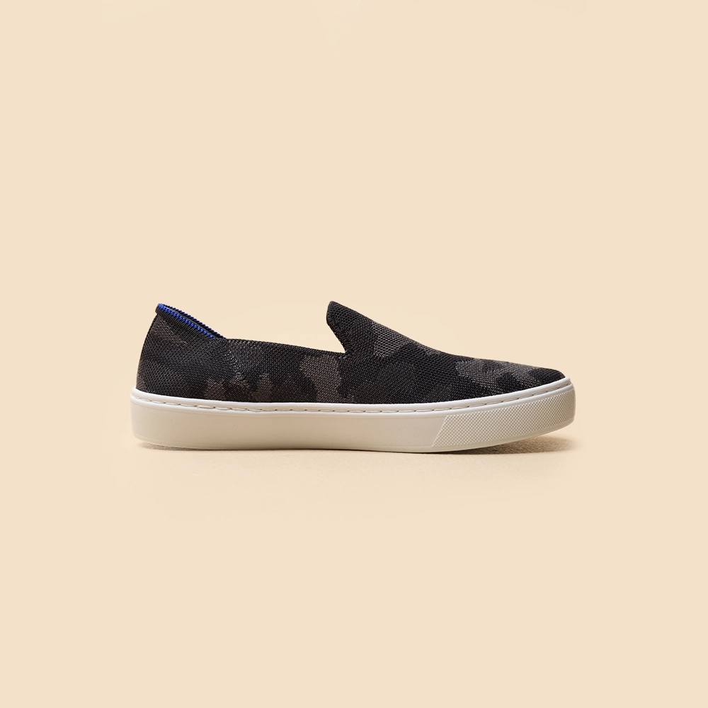 Rothy - Women - The Original Slip On Sneaker - Grey Camo Rothy New Launch shoe designs