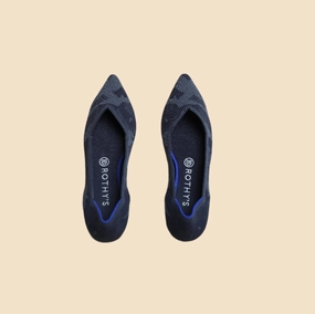 Rothy - Women - The Point - Black Gray Rothy New Launch innovative shoe styles