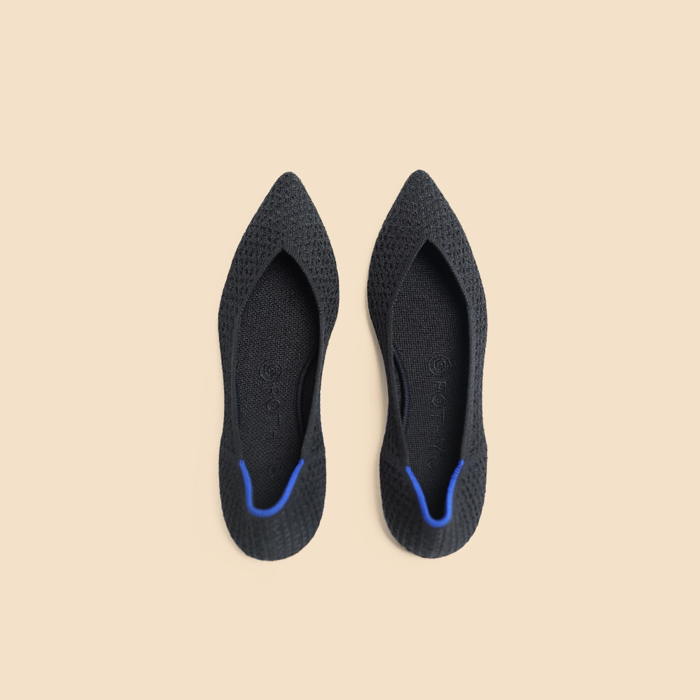 Rothy - Women - The Point - Black Rothy New Launch innovative shoe styles